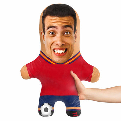 Spain Soccer Face Pillow